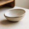 Japanese-Style Simple Style Ceramic Open Bowl Home Restaurant Commercial Tableware Ramen Bowl Vegetable Bowl Salad Bowl