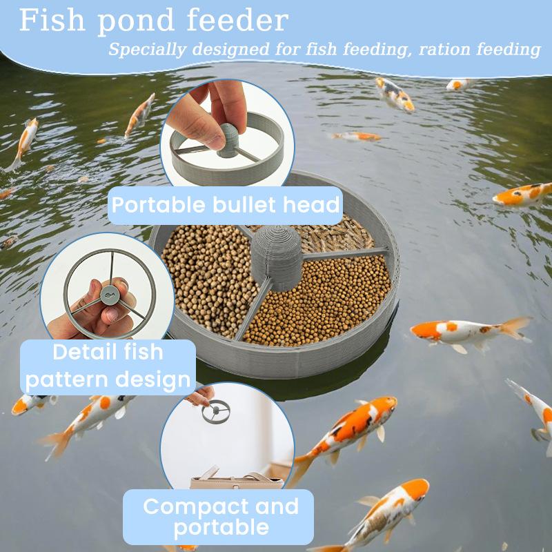 Reusable Fish Pond Feeder for Floating Aquatic Animals In Ponds