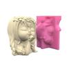 Wreath Girls Pen Holder Silicone Molds Table Ornament Mould Plasters Making Tool Succulent Planter Mold Easy To Clean