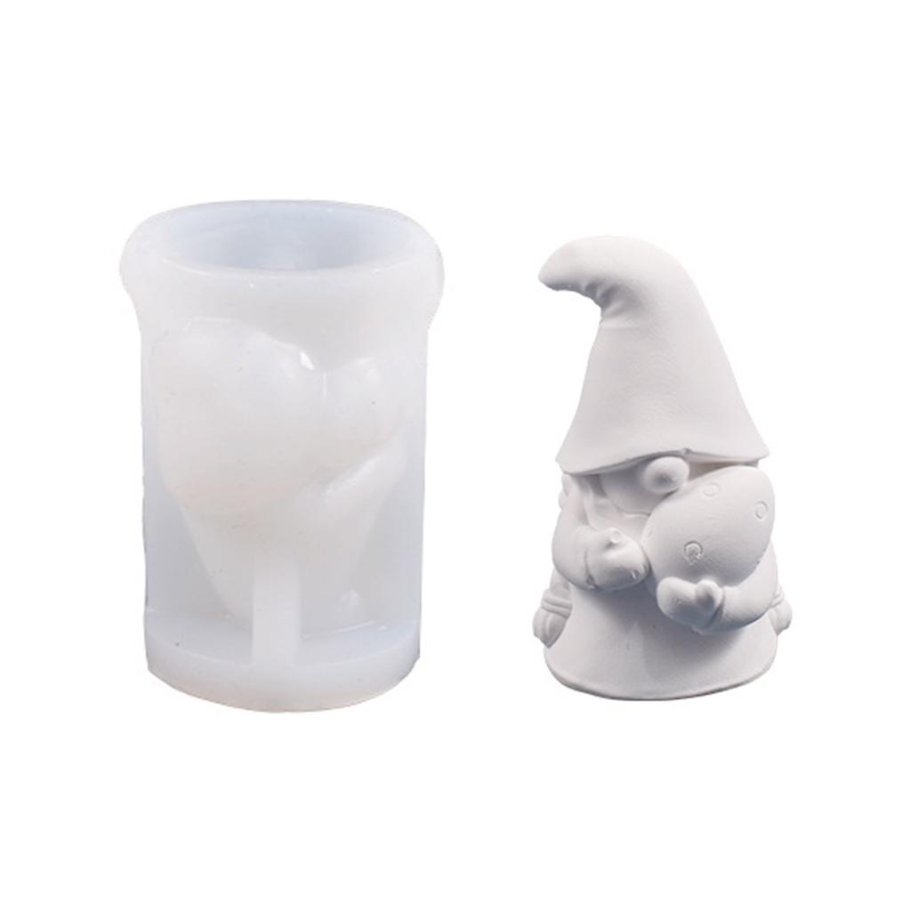 Candle Mold Diy Easter Gnome Handmade Soap Dripping Plaster Decoration Mold