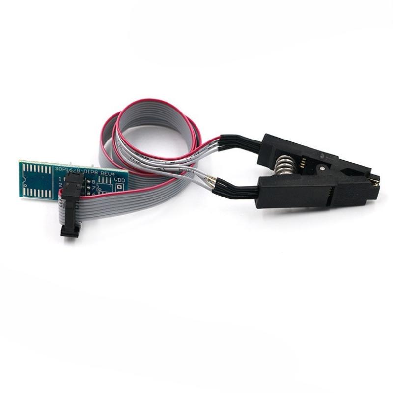 Ch341A 24 25 Series Eeprom Flash Bios Usb Programmer Module + Soic8 Sop8 Test Clip For Eeprom 93Cxx / 25Cxx / 24Cxx