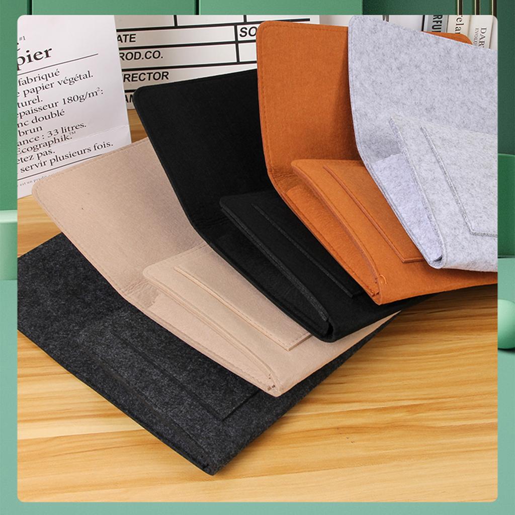 Black Portable Felt Bedside Storage Organizer Pocket