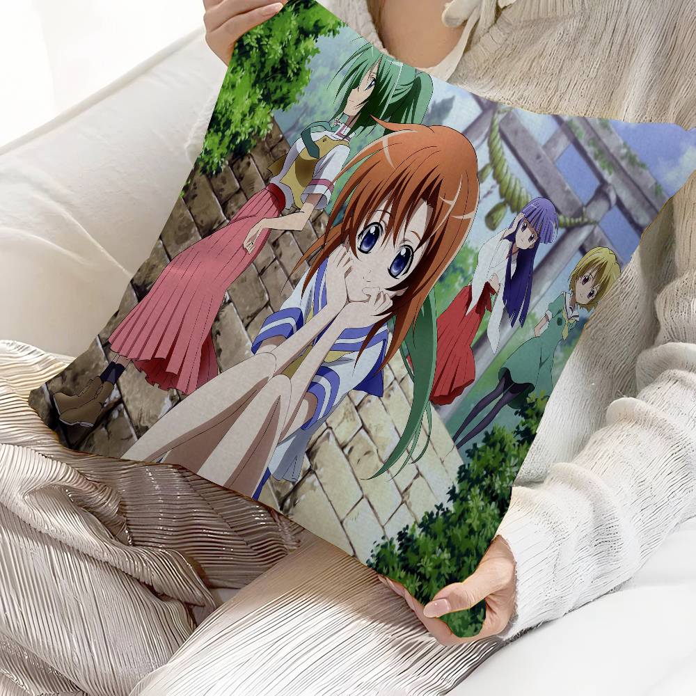 Higurashi no Naku Koro ni Maple Design Cushion Cover Happy Autumn Harvest decor Holiday Decorati Pillow Cover