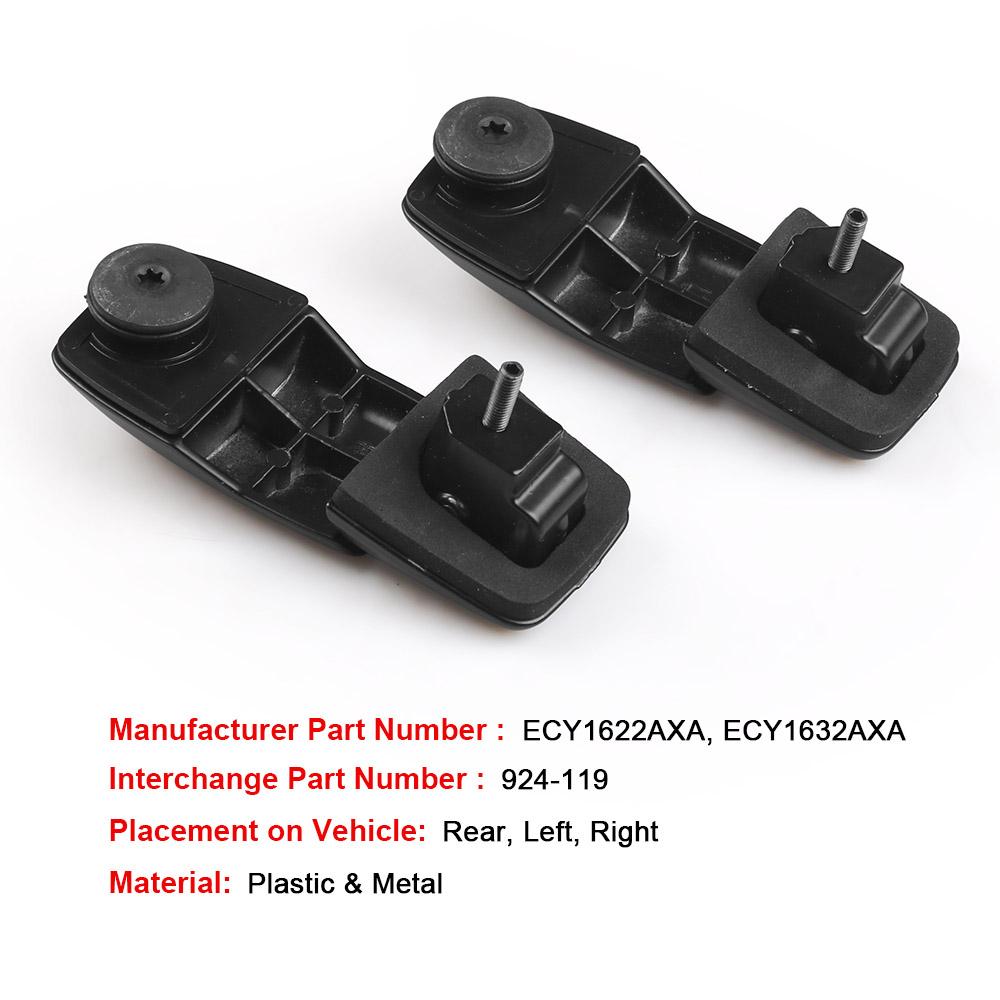 Liftgate Tailgate Glass Hinge Pair 924-119 For Mazda Tribute 01 02 03 04 05 06 ECY1622AXA ECY1632AXA