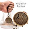 Nautischer Kompass An meinen Sohn Liebe Mama Gedicht Gravierter Massiver Messing Navigations Marinekompass mit Holzkiste