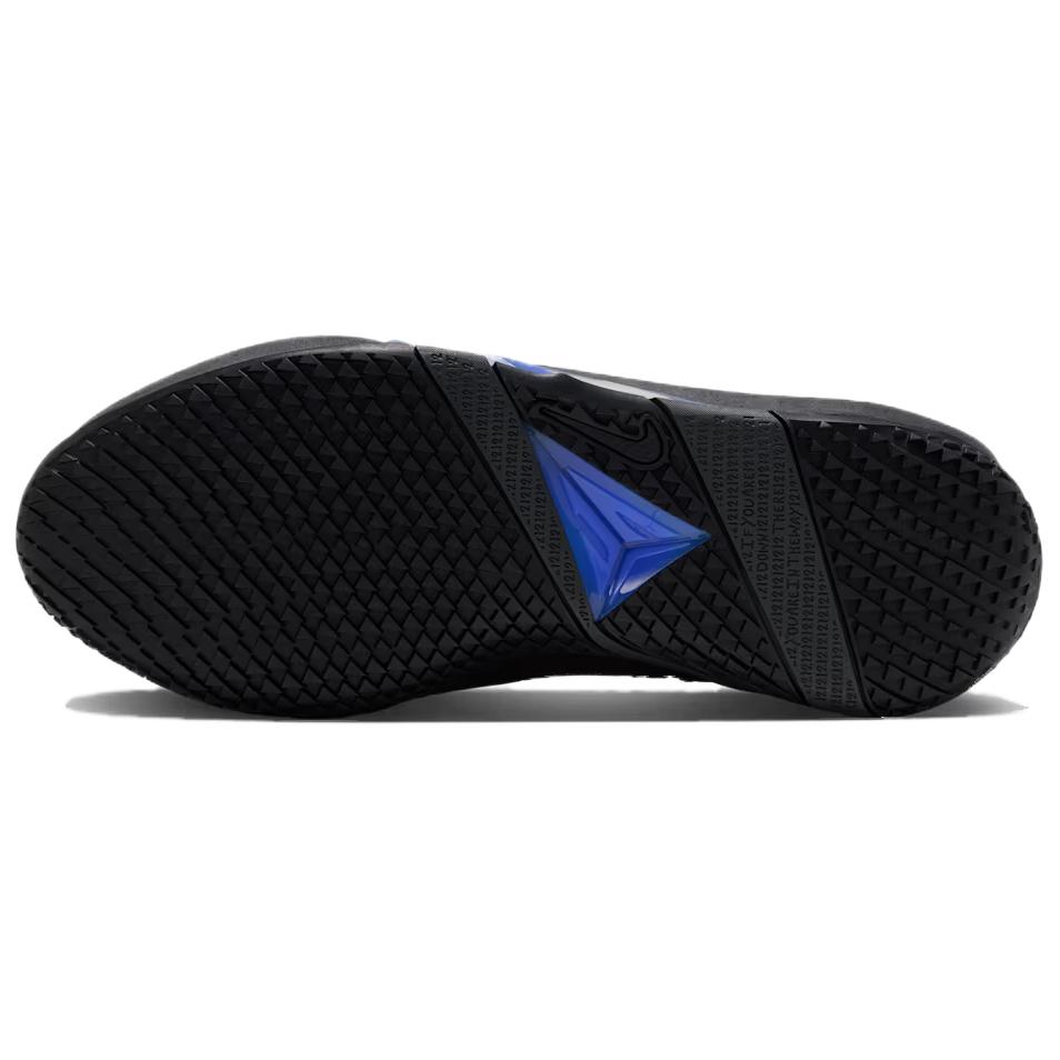 Nike Ja Morant 4th Generation Basketball Shoes Unisex Low Top Black/Gold Silver/Cobalt Blue IM4136-001
