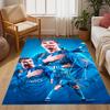 Football Player Action Area Rug Perfect for Decorate room Dining Room Balcony Bedrooms Antislip Carpet Office home decor Best for Christmas