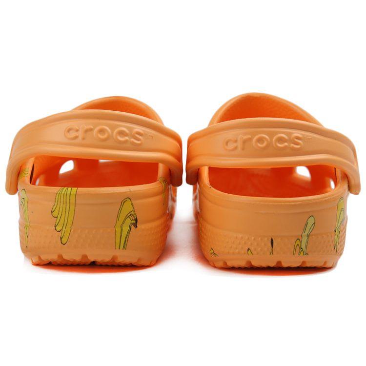 Crocs Zuecos Clásicos Eva Estampado Clásico Calzado Mujer Naranja 206375-801