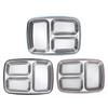 Kids Lunch Containers Thermal Insulation  Lunch Box  304 Stainless Steel Four Sided Buckle Design for  for  School
