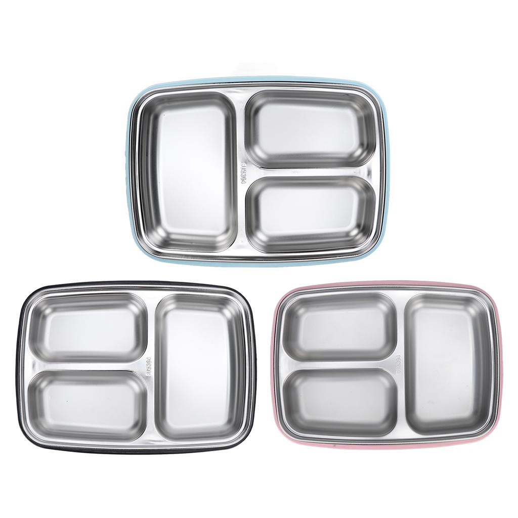 Kids Lunch Containers Thermal Insulation Lunch Box 304 Stainless Steel Four Sided Buckle Design for for School