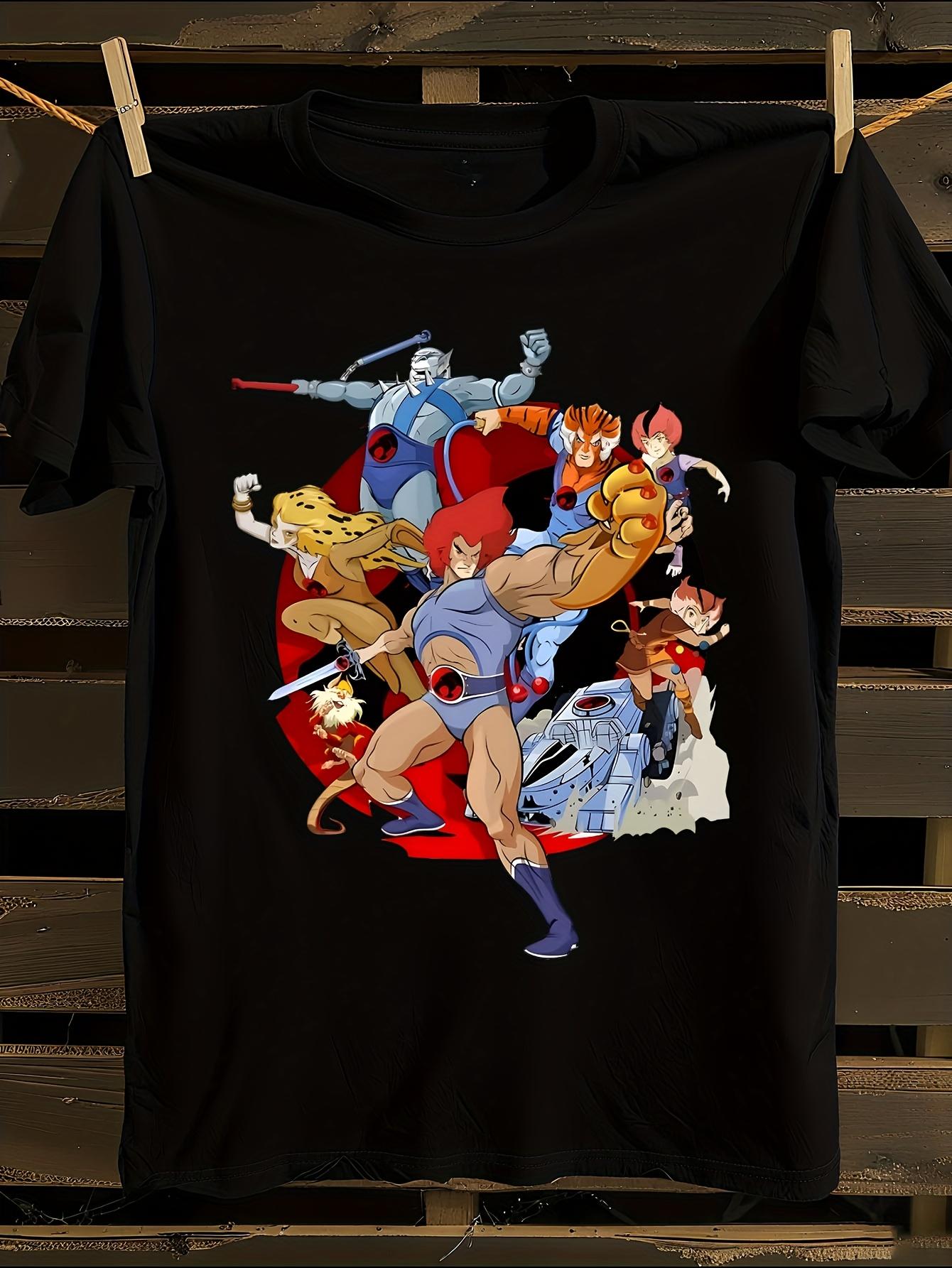 Thundercats Logo Print Cotton Tshirt XXXL