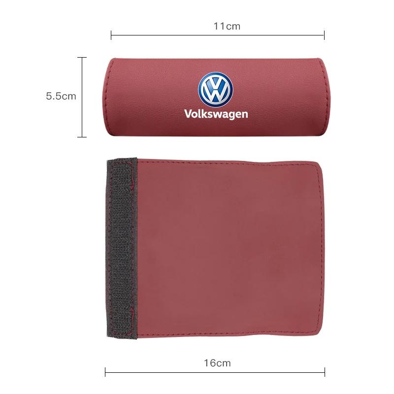 qwe3Car Sticker For VW Volkswagen Jetta MK5 Golf 1Pcs PU Leather Roof Handle Anti-scratch Protector Case For Volkswagen GTI T5 Teram