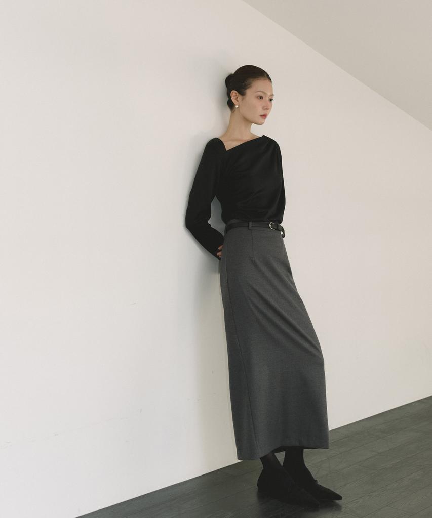 Riorg Coc Classic Maxi Skirt Gray