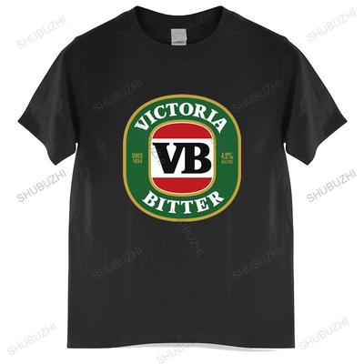 Cotton Tshirt Men Summer Tees Victoria Bitter Beer T Shirt Vb Australia Alcohol Aussie Men Cotton Tshirt Funny Mens Tshirt