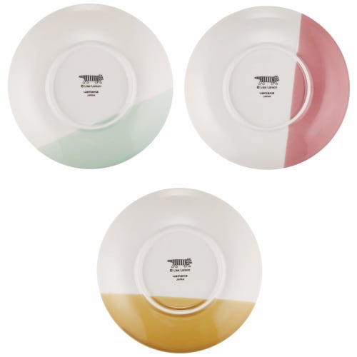Lisa Larson "Po Platz" Dinnerware Set LL70-95, Set of 3 Medium Plates, Approx. 19cm