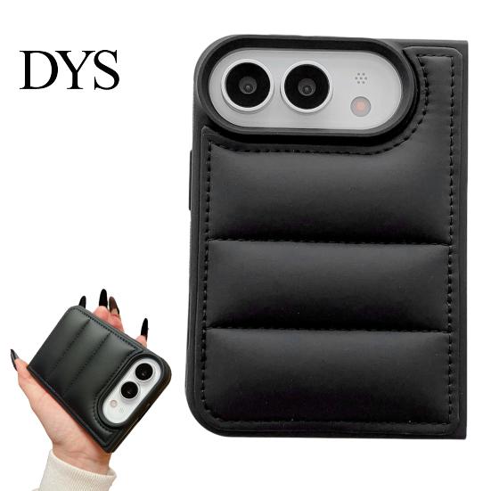 Přesná poloha otvorů Pouzdro Puffer Telefon pro iPhoneDuo, Design péřové bundy Odolný Ochranný Kryt Kryt, Plný Nárazník Nárazuvzdorná Ochrana