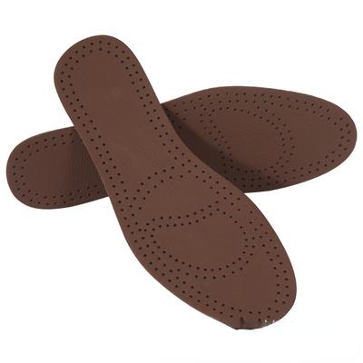 Genuine Leather Insoles, Cowhide Odor Resistant and Shock-absorbing Insoles, Latex for Men and Women's Sports and Leisure Insoles
