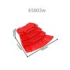 Non-Toxic Moc 1Pcs 65803W Fan Shaped Staircase Bottom Building Blocks House Castle Board Compatible Brick Particle Idea Toys Children Gift