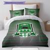 FC Krasnodar Fight Bedding Quilt Set Quilt Cover Pillowcase Home Decoration Birthday Gift (1 * duvet cover + 2 * pillowcase, without core)