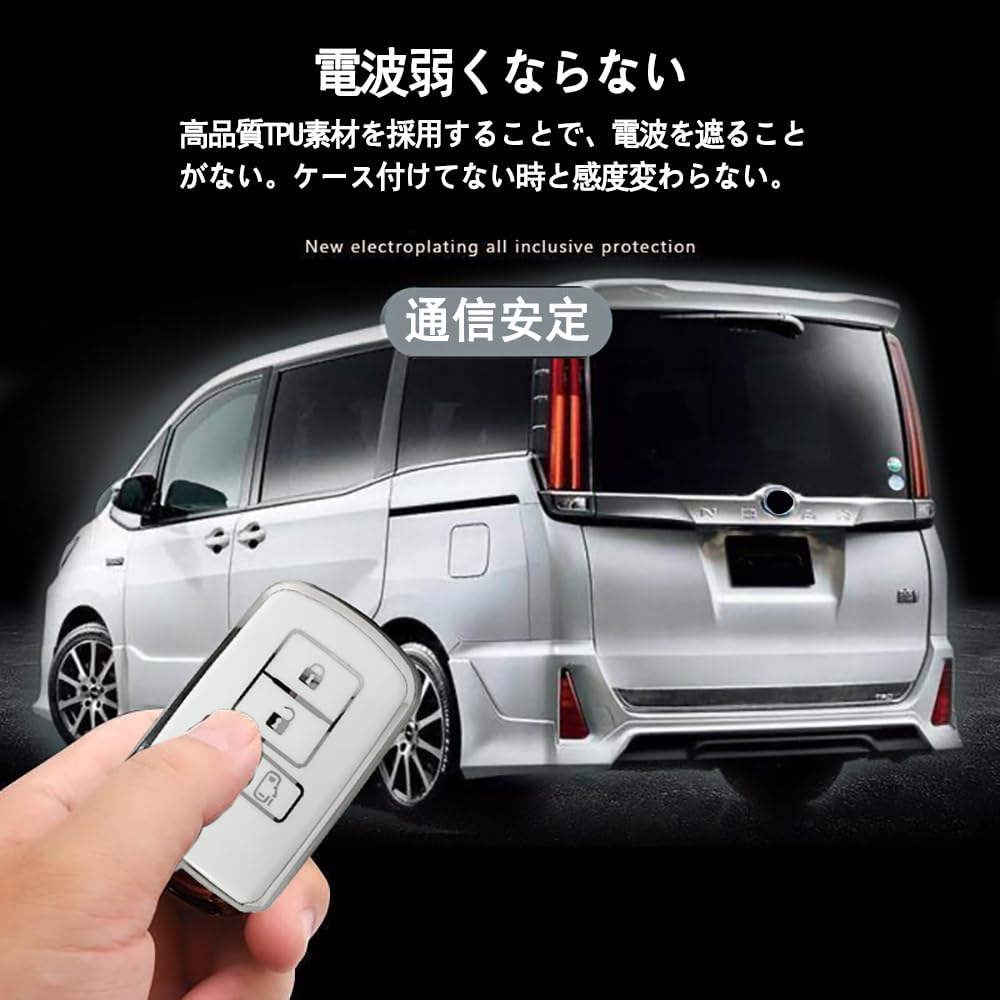 Toyota TOYOTA Exclusive Key Case Key Cover Genuine Leather Key Holder Noah 80 Series Voxy 80 Series Esquire 80 Alphard 30 Series Vellfire 30 Series