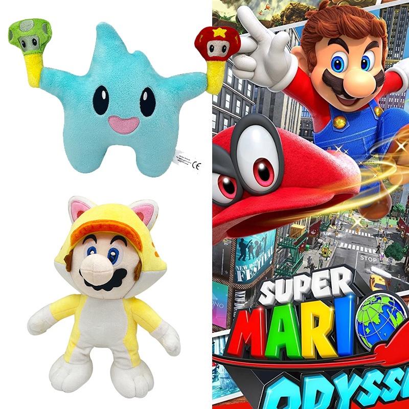 Katzen-Mario Plüschtier Weiches und entzückendes Stofftier für Kinder und Sammler