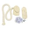 Cat Activity Climbing Rope Window Suction Playful Toy Scratching Toy for Home Apartment Dormitory Living Room Bedroom