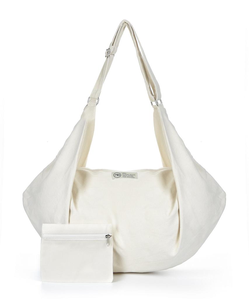 The-Abon Multi Cotton Two-Way Tote Bag Blue