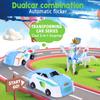 2 In 1 Magnetic Collision Transform Deer Car Toy, Auto Combine Deformation Race Cars, Educational Puzzle Vehicle Gift for Kid