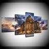 Canvas Painting Dresden Frauenkirche City Architecture 5 Pieces Art Modular Wallpapers Poster Print for Living Room Home Decor