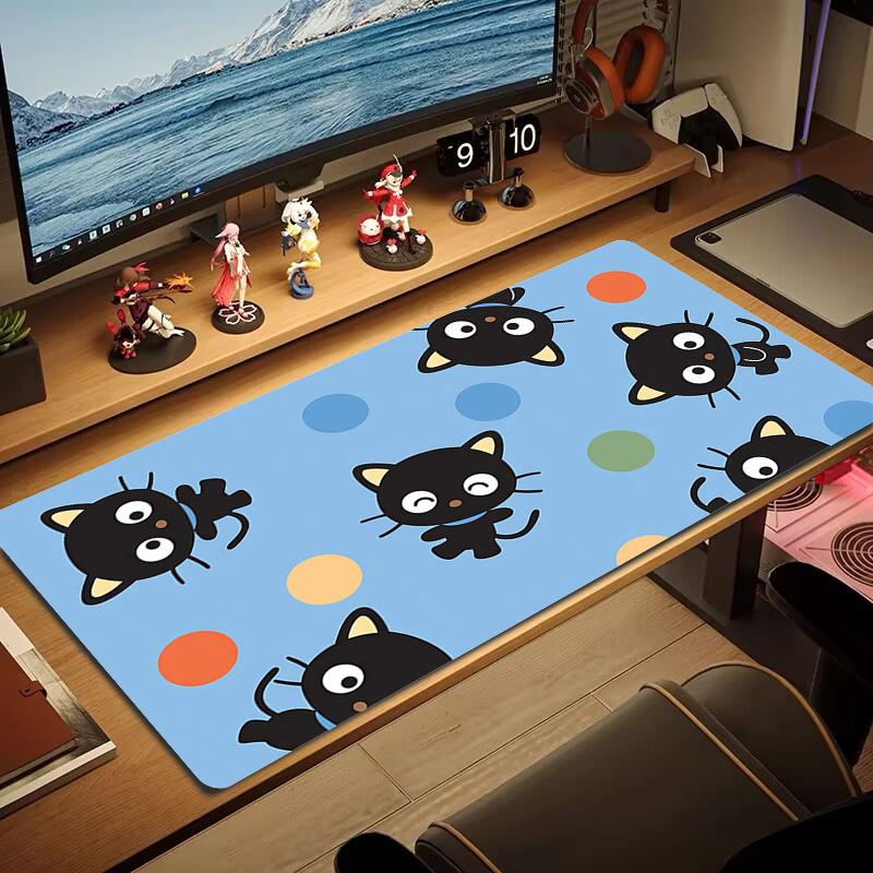 Chococat Print  Cushion Non-slip Laptop Tablet Big Mousepad XXL Mat Mini PC Playmat With Lock edge