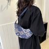 2025 spring new retro plaid dumpling bag small square bag versatile fashion casual single shoulder oblique span bag tide