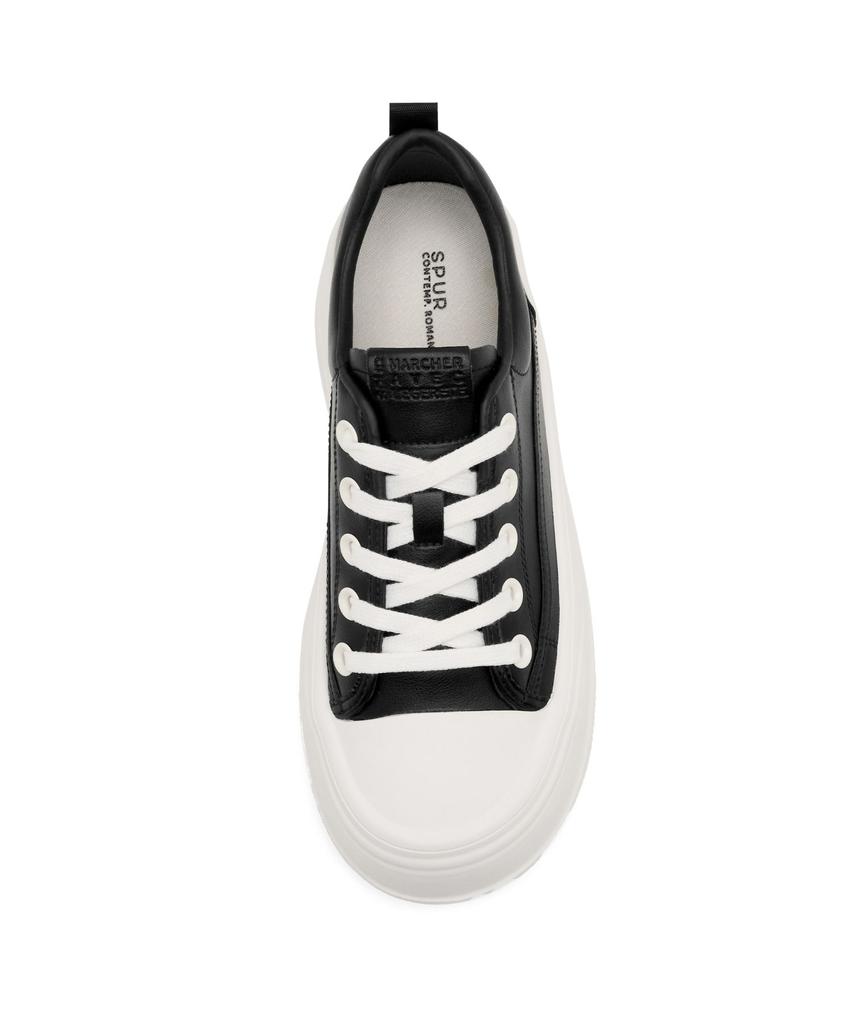 Spur Clod Pureness Cow Leather Sneakers 5.5Cm -Ws7032 (2Color)