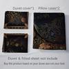 3pcs Duvet Cover Set (1*Duvet Cover + 2*Pillowcase, Without Core), Flower Animal Cat Print Bedding Set, Soft Comfortable