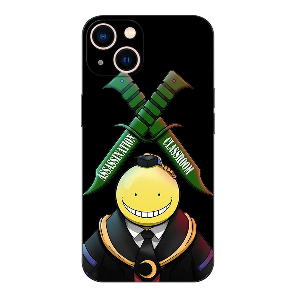 Black Tpu Case For Samsung Galaxy A3 A5 A7 2016 2017 2018 Cover Assassination Classroom