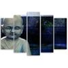Five Piece Picture Canvas Print Buddha Feng Shui Meditation