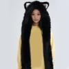 Thicken Warm Scarf Hat Lovely Foxs Ears Women Hat Outdoor Earflap Children Hat for Winter Warmth and Fashionable Look