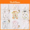 Baby Cotton Romper Summer Lightweight With Short Sleeves For Newborns And Infants