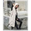 Long Cotton Vest Women's Autumn and Winter New Fashion Hooded Korean Version Casual Vest Jacket Tide