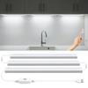 USB Under Cabinet Light 30CM Touch Sensor LED Light Bar Dimmable LED Night Light For Kitchen Cabinets Closet Workbench