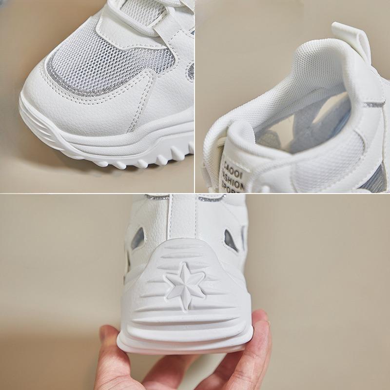 New Dad Shoes Perforated and Breathable Sports Shoes Casual Shoes Thick Soles for Height Increase