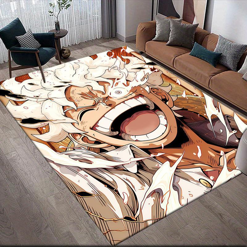 

One Piece Luffy Gear 5 Anti-Slip Rug, Rectangular Carpet for Bedroom & Entertainment Space 60x90cm