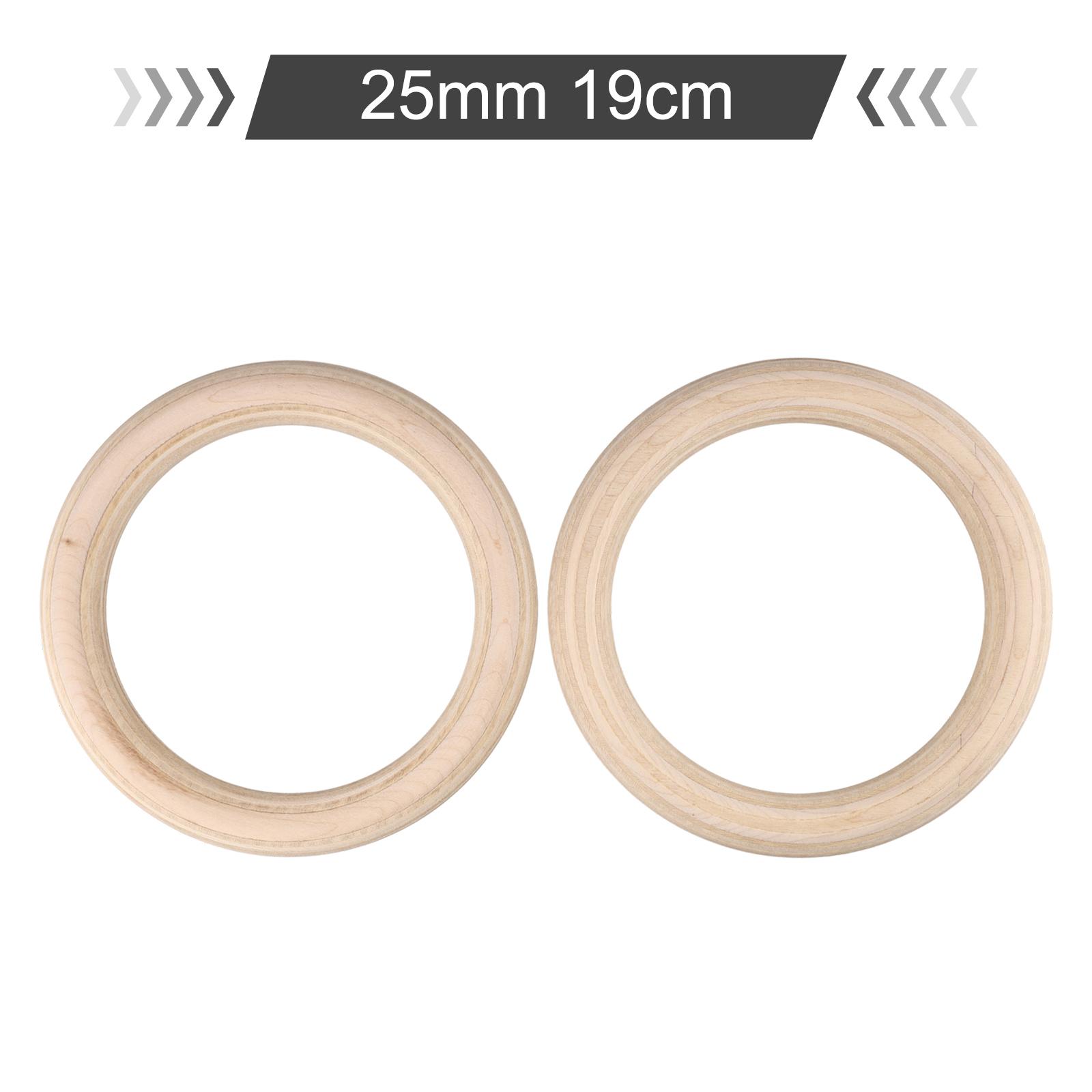 Wooden Gymnastics Rings Perfect For Strength And Conditioning Training