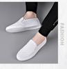 Neue Sommerschuhe für Herren Mode Echtes Leder Freizeitschuhe Atmungsaktive Mikroporen Skateboard-Schuhe Bequeme Slipper-Loafer