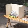 Comet Kitchen Foldable Stove Splatter Guard Ivory and Pouch Set