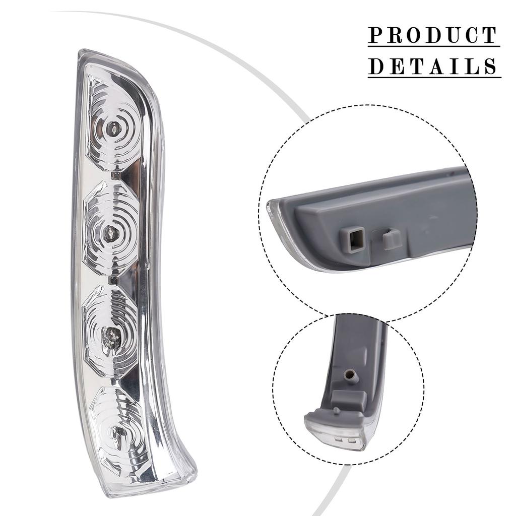 Amber Turn Signal Light for LEFT Rearview Mirror For Hyundai I30 2009 2012 12V Working Voltage 50 000 Hours Lifespan
