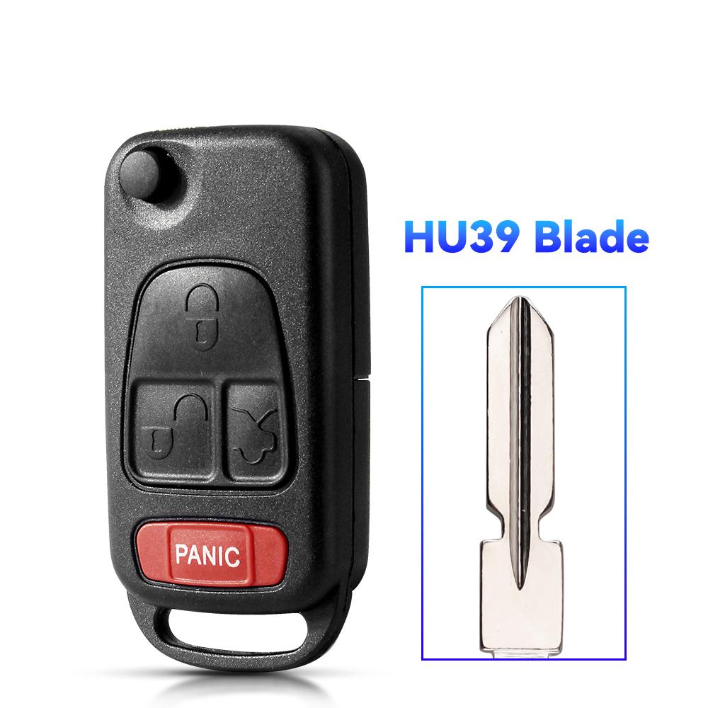 Funda Carcasa de Mando a Distancia para Llave Plegable de 1 Botón con Entrada sin Llave para Llave Mercedes Para Benz C E S Ml Sl Ml55 Amg S500 Sl500