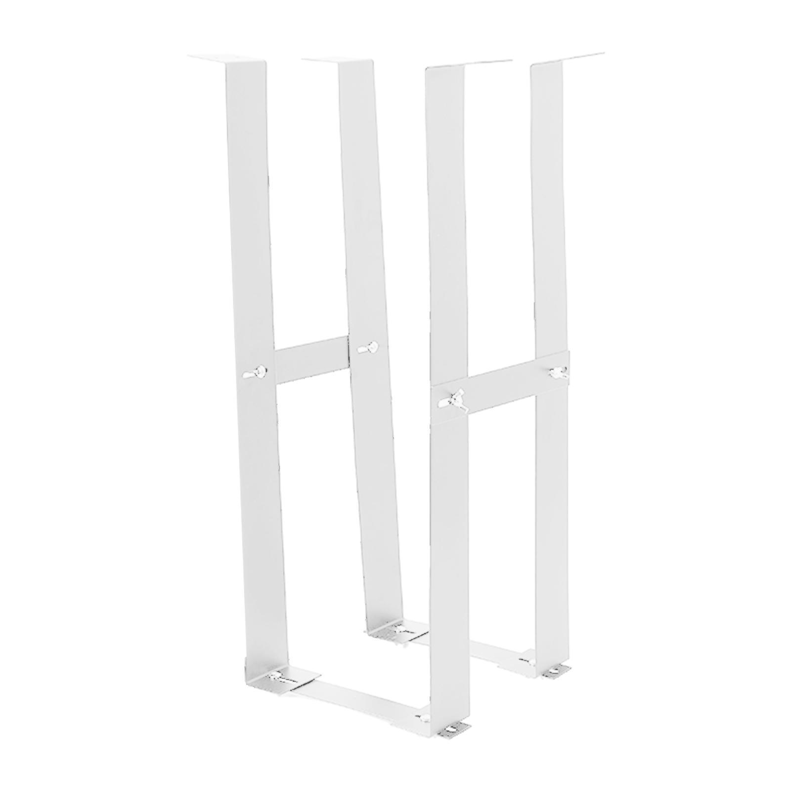 Computer Host Under Desk Mount Bracket Heavy Duty Easy Installation Accessory Adjustable Width Computer Tower Holder CPU Bracket белый