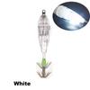 Diamond Shape Deep  Drop Underwater Fishing Squid LED Lure Light with hook Bass Spoon Flash Lamp