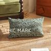 Garngefärbter Jacquard Kissenbezug 30X50/45X45cm Sofa Quadratisch Französischer Lendenkissenbezug Dekor Heim Dekorative Kissenhülle