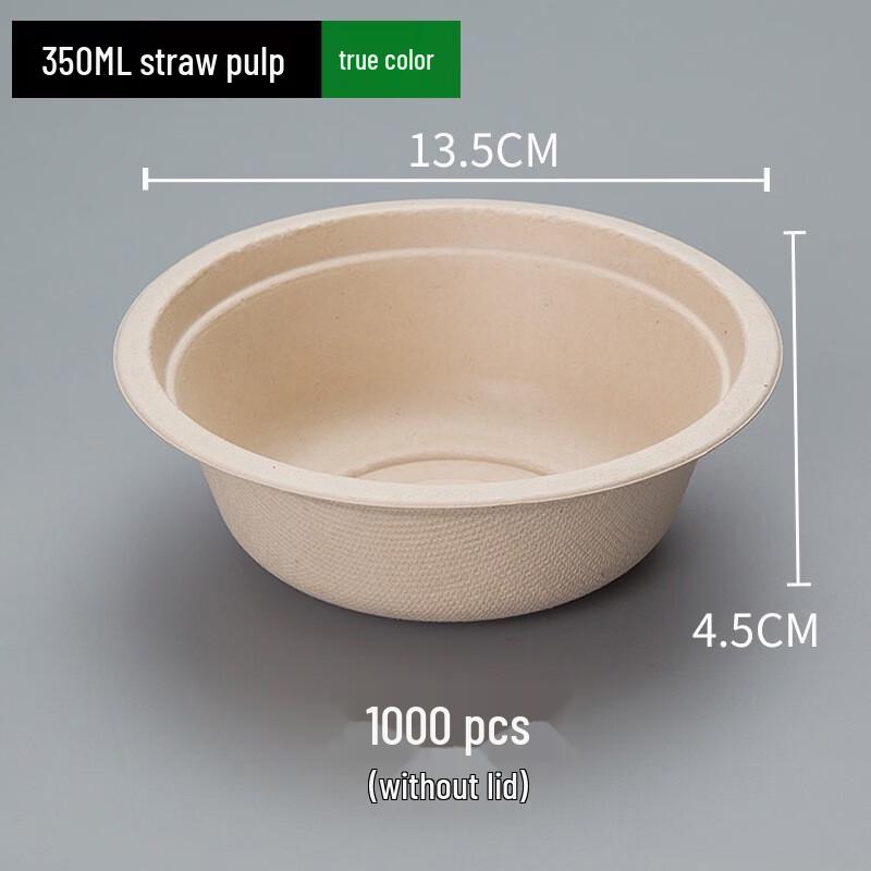 Biodegradable Sugarcane Pulp Disposable Bowls